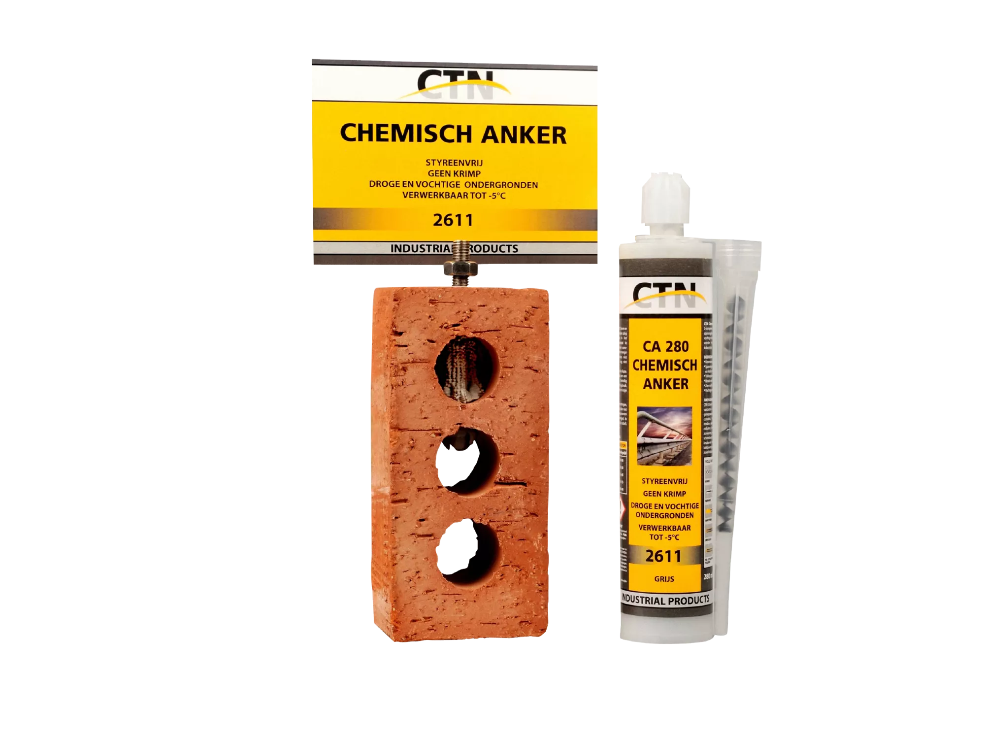 Chemisch Anker incl. 2 mengtuiten