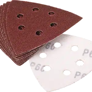 UN62 | Schuurpad Driehoek Korrel 120 | 10 stuks