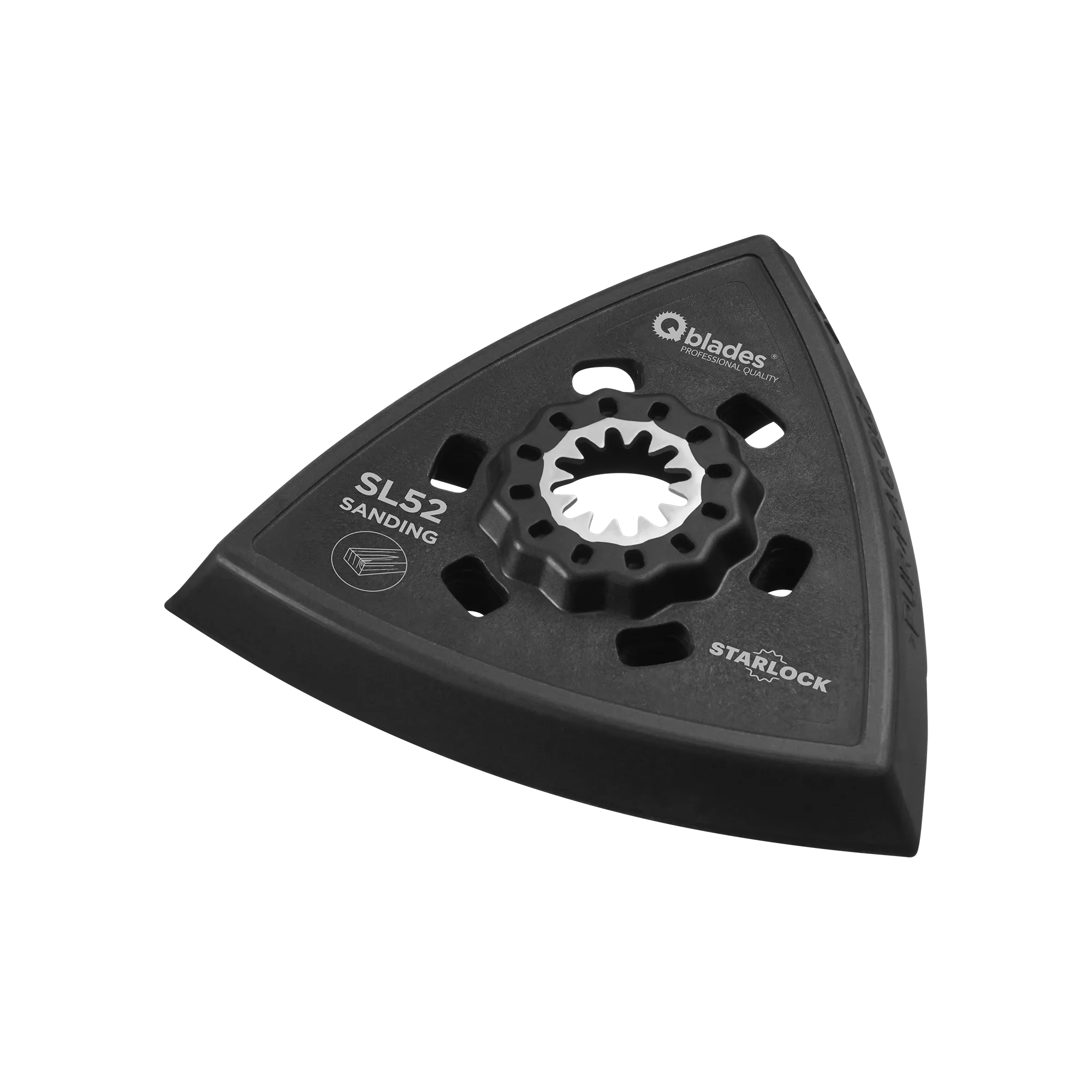 SL52 | Schuurvoet driehoek 93mm geperforeerd | 1 stuks