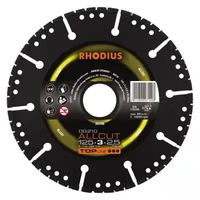 Rhodius DG210 Allcut Diamantschijf Universeel 125 mm