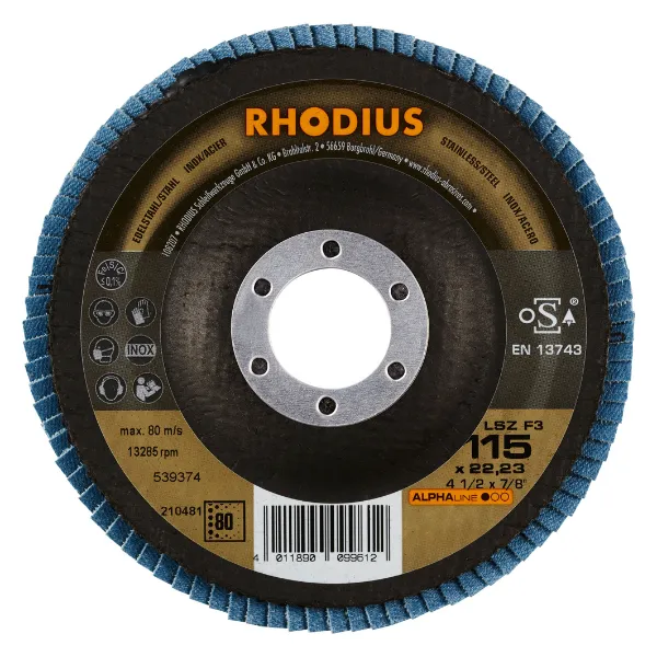Rhodius LSZ F3 Lamellenslijpschijf