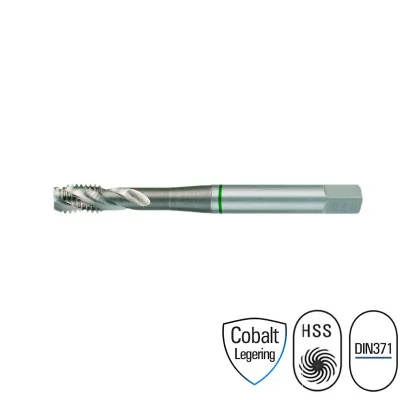 Machinetap HSS Cobalt | M35 | Blinde gaten | DIN371/376