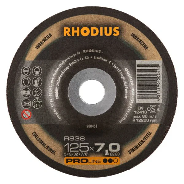 Rhodius RS38 Afbraamschijf