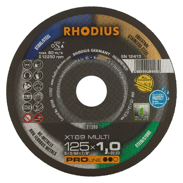 Rhodius XT69 Slijpschijf Multi Hydroprotect